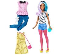 Barbie DTF05 - Bambola Fashionista e Moda - Blue&Violet
