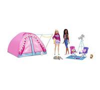 Mattel Barbie Malibu e Brooklyn con tenda da campeggio