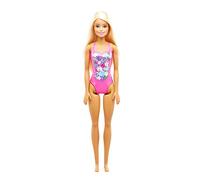 Barbie DWK00 - Beach con Costume - Perfetta per L'Estate, Rosa