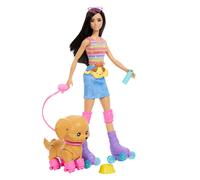 Barbie e Cucciolo sui Pattini Castana JMJ45