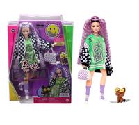 Barbie Extra - Bambola con borsetta a scacchi, cucciolo e accessori 18 - HHN10