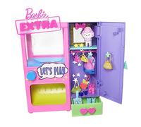 Barbie - Extra Moda a Sorpresa Playset con 20 Accessori, tra Cui Un Barboncino, Un Guardaroba e Pulsante per Prendere Gli Accessori, Giocattolo per Bambini 3+ Anni, HFG75