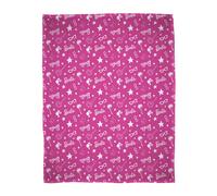 Barbie Character World Coperta in pile con licenza ufficiale | Stelle Camera da letto | Calda e super morbida al tatto, perfetta per casa, camera da letto, pigiama party e campeggio