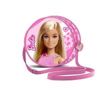 Barbie Fashion-Borsa a Tracolla Rotonda, Rosa, 18,5 x 18,5 cm