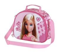 Barbie Fashion-Porta Merenda 3D, Rosa, 25,5 x 20 cm
