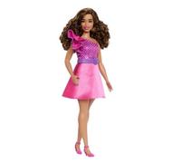 Barbie Model in abito lucido con volant
