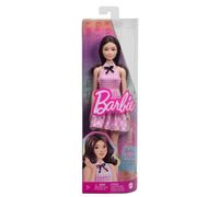 Barbie Fashionistas bambola alla moda con abito rosa a quadretti