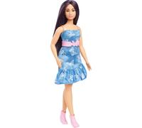 Barbie Fashionistas Doll #231 with Purple Hair, Wearing Strapless Denim Butterfl
