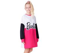 Barbie Felpa Bambina - Felpa a Vestito Bambina Ragazza 4-14 Anni(Bianco/Rosa, 4-5 Anni)