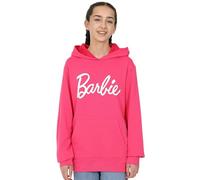 Barbie Felpa con cappuccio in cotone rosa per ragazze, rosa, 9-10 Years