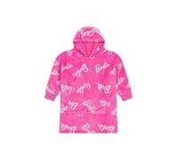 Barbie Felpa con cappuccio in pile rosa completamente foderata per ragazze, oversize per bambini, rosa, 3-6 Years Plus