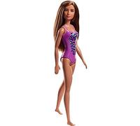 Barbie FJD98 - Beach con Costume - Perfetta per L'Estate, Viola