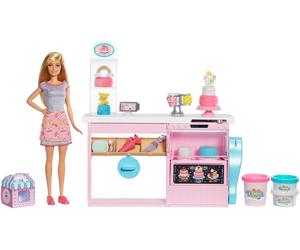 Barbie GFP59 Cake Design Set per decorare la torta Bambola Inclusa 4+ Anni