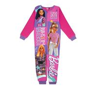 Barbie Girls' Pink all-in-One Nightwear | Vivi Il Fascino Comodo Onesie Rosa | Ideale per Il Tempo Libero e Il Relax | Realizzato per Il Massimo Comfort