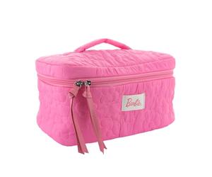 Barbie - Grande Beauty Case da Viaggio per Bambini - Spazio per Accessori e Cura Capelli - Design Elegante Leggero Rosa - Ideale per Vacanze e Weekend