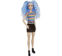 Barbie GRB61 - Fashionistas Bambola Con Blu Capelli Neu