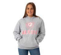 Barbie Grigio Collegiate Logo Felpa Donne