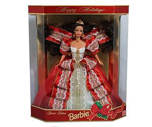 Barbie Happy Holidays Doll - Special Edition 10th Aniversary Hallmark 5th in Series (1997)