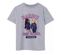 Barbie High School Maglietta Maniche Corte Ragazze (NS7549)