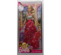 Barbie Holiday Doll in Snowflake Dress 2016 Mattel FDR53 NUOVISSIMA