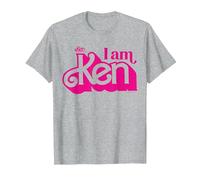 Barbie Il Film - Io Sono Ken Maglietta, Uomo, Grigio Melange, S