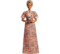 Barbie Inspiring Women Bambola Ispirata a Maya Angelou, da Collezione con piedistallo e Certificato di Autenticità, Giocattolo per Bambini 6+ Anni, GXF46