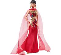 Barbie Inspiring Women - Icona Hollywood Anna May Wong in edizione da collezione in abito da sera rosso, supporto per bambole e certificato di autenticità, per collezionisti e bambini dai 6 anni in