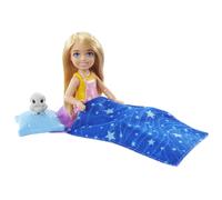 Barbie It Takes Two Camping Playset with Chelsea Doll (6 in, Blonde), Pet Owl, S