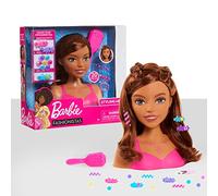 Barbie Just Play JPL62570 SMALL STYLINGHEAD-BRAUNES capelli, Multicolore