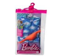 Barbie Fashion Pack Ken HBV41 – Maglietta stampa nuvola, pantaloncini, cintura a banana