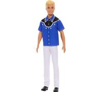 Barbie - Ken Fashionistas n. 226, Bambola bionda con Camicia Western, Pantaloni