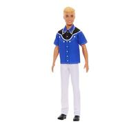 Barbie - Ken Fashionistas n. 226, bambola bionda con camicia Western, pantaloni e stivali rimovibili, edizione da collezione per il 65° anniversario, giocattolo per bambini, 3+ anni, HRH25