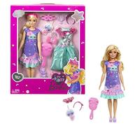 Barbie - La Mia Prima Barbie, Giocattolo per Bambini 3+ Anni, Bambola Alta 34 cm