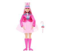 Barbie Lo Schiaccianoci bambola Daisy Ballerina | Con abito rosa, cappello, caviglie snodate e bastoncino di zucchero, JLW52