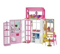 Barbie - Loft, Playset a 2 Piani con 4 Aree Gioco, Cucciolo e Accessori, Bambola non Inclusa , Giocattolo per Bambini 3+ Anni, HCD47