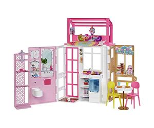 Barbie - Loft, Playset a 2 Piani con 4 Aree Gioco, Cucciolo e Accessori, Bambola non Inclusa , Giocattolo per Bambini 3+ Anni, HCD47