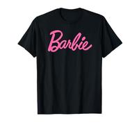 Barbie - Logo Classico Rosa Maglietta