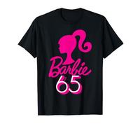 Barbie - Logo Silhouette 65° Anniversario Rosa Maglietta