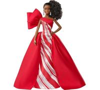 Barbie - Magia delle Feste 2019 Bambola Afroamericana con Coda da Collezione, Giocattolo per Bambini 6+ Anni, FXF02
