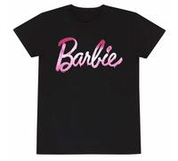 Barbie Maglietta Logo Fuso Adulto Unisex M Nero
