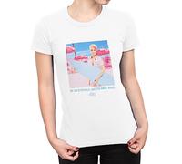 Barbie Magliette Donna | Maglietta Donna Manica Corta | Maglie Signora Estive | Bianco L