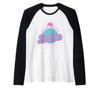 Barbie Malibu Beach California Maglia con Maniche Raglan