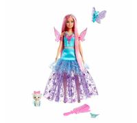 Barbie " Malibu " Bambola Con Due Favola Animali A Tocco Di Magictoy Nuovo