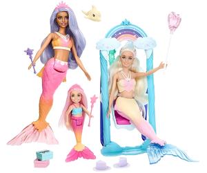 Barbie Mermaid Playset with 3 Dolls, Accessories and More Dreamtopia