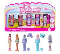 Barbie Mini BarbieLand - Barbie Reveal, set con 5 mini bambole a sorpresa da collezionare, look unici ed effetto cambia colore per un gioco sensoriale, giocattolo per bambini, 4+ anni, JGL29