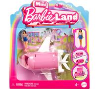 Barbie Mini BarbieLand Doll & Toy Vehicle Set, 1.5-inch Barbie Doll & Dreamplane