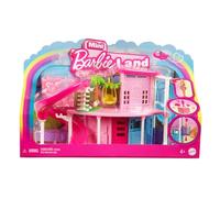 Barbie Mini BarbieLand - Mini Casa dei sogni 1, playset con bambola Barbie da 3,8 cm a sorpresa, mobili, accessori, ascensore e piscina inclusi, giocattolo per bambini, 4+ anni, HYF45