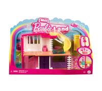 Playset Casa Delle Bambole Barbie Mini Barbieland Con Bambola Da 3,8 Cm, Mobili