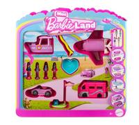 Barbie Mini Barbieland Veicolo Set,1.5 " Bambole & 4 Iconico Giocattolo Nuovo