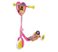 Barbie - Monopattino a 3 ruote per bambini, edizione deluxe con licenza ufficiale con emozionanti decalcomanie, telaio in acciaio robusto, pneumatici a prova di foratura, altezza manubrio regolabile,